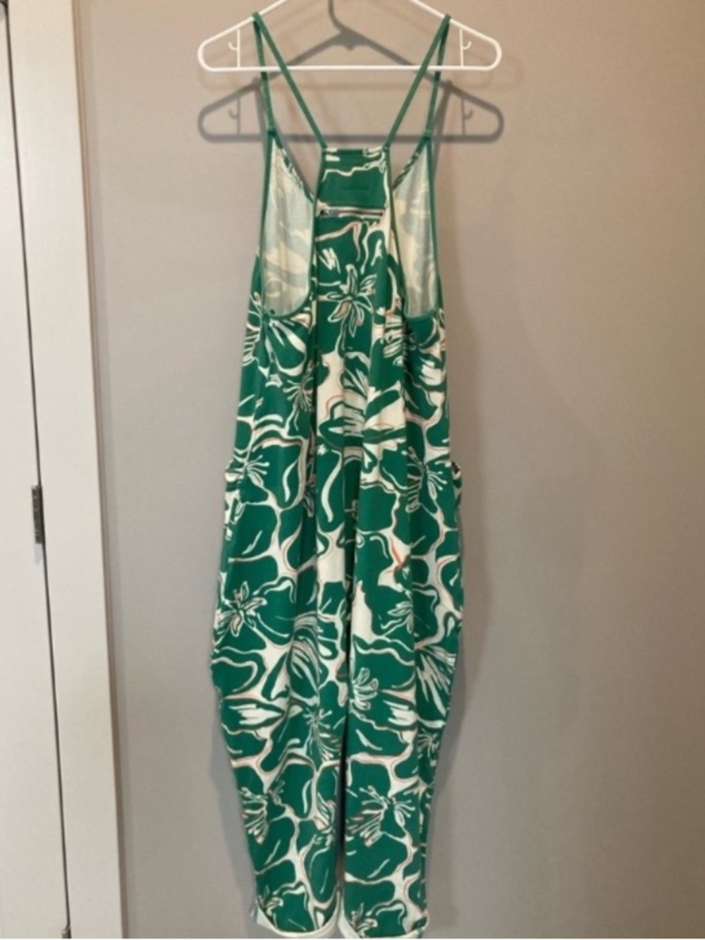 NWT FREE PEOPLE Movement Printed Hot Shot Onesie in Floral Court Combo - Picture 6 of 6